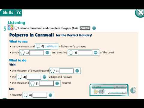 Excel 8 Module 7 Polperro in Cornwall p 81
