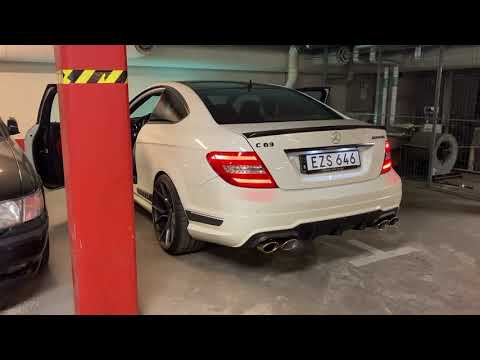 AMG c63 FI exhaust - I love it! Not easy to Cath on film how extremely loud and deep the sound is!!