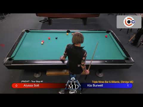 Alyssa Solt vs Kia Burwell: JPNEWT 2022 - Tour Stop #1