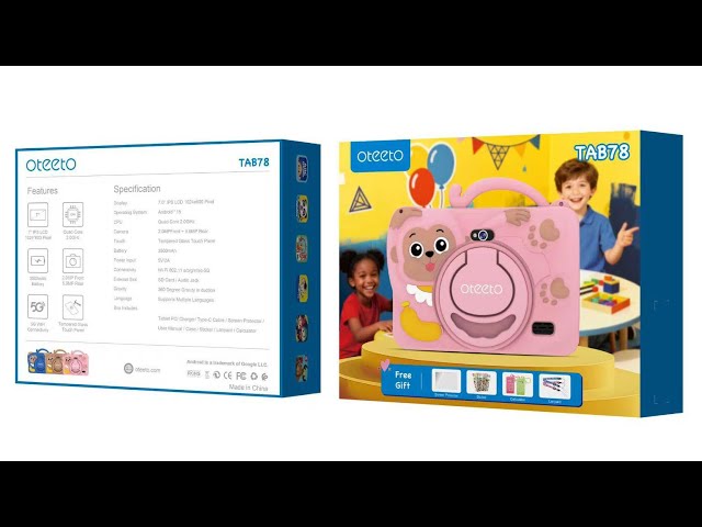 تابلت أطفال أوتيتو Oteeto Tab78 ‏7‎إنش ‏6GB + 128 أندرويد 8.1 – Oteeto Tab78