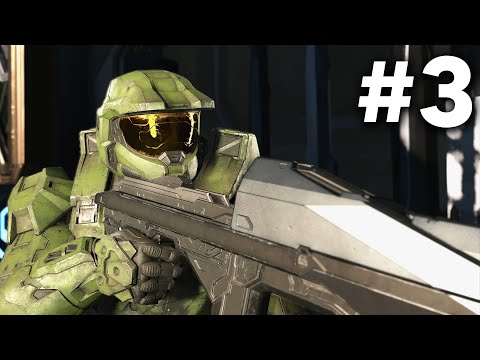 HALO INFINITE Campaign Gameplay Walkthrough Part 3 - CONSERVATORY