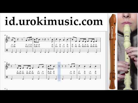 Belajar Suling Recorder (G.) LSD - Thunderclouds ft. Sia, Diplo, Labrinth Not Tabulasi um-i592