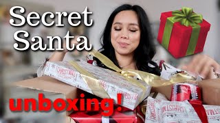 Unboxing My SECRET SANTA GIFTS!!! - itsMommysLife