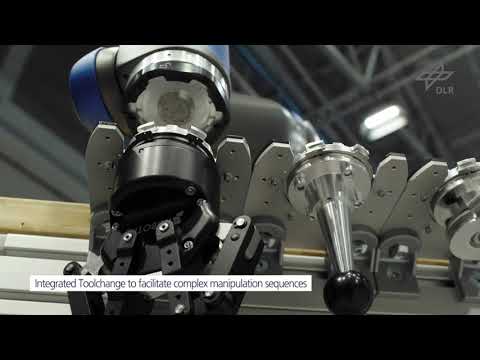 Factory of the Future: DLR light-weight robot SARA assembles an airplane window