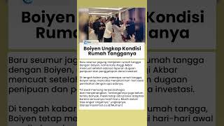 Boiyen Ungkap Kondisi Rumah Tangga seusai Isu Dugaan Suami Terkait Penipuan & Penggelapan Dana