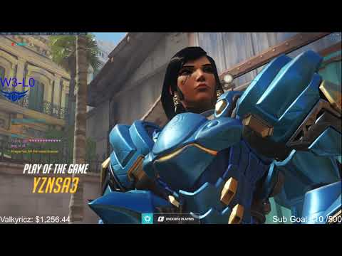 POTG! YZNSA INSANE NANO PHARAH GAMEPLAY OVERWATCH SEASON 27 TOP 500