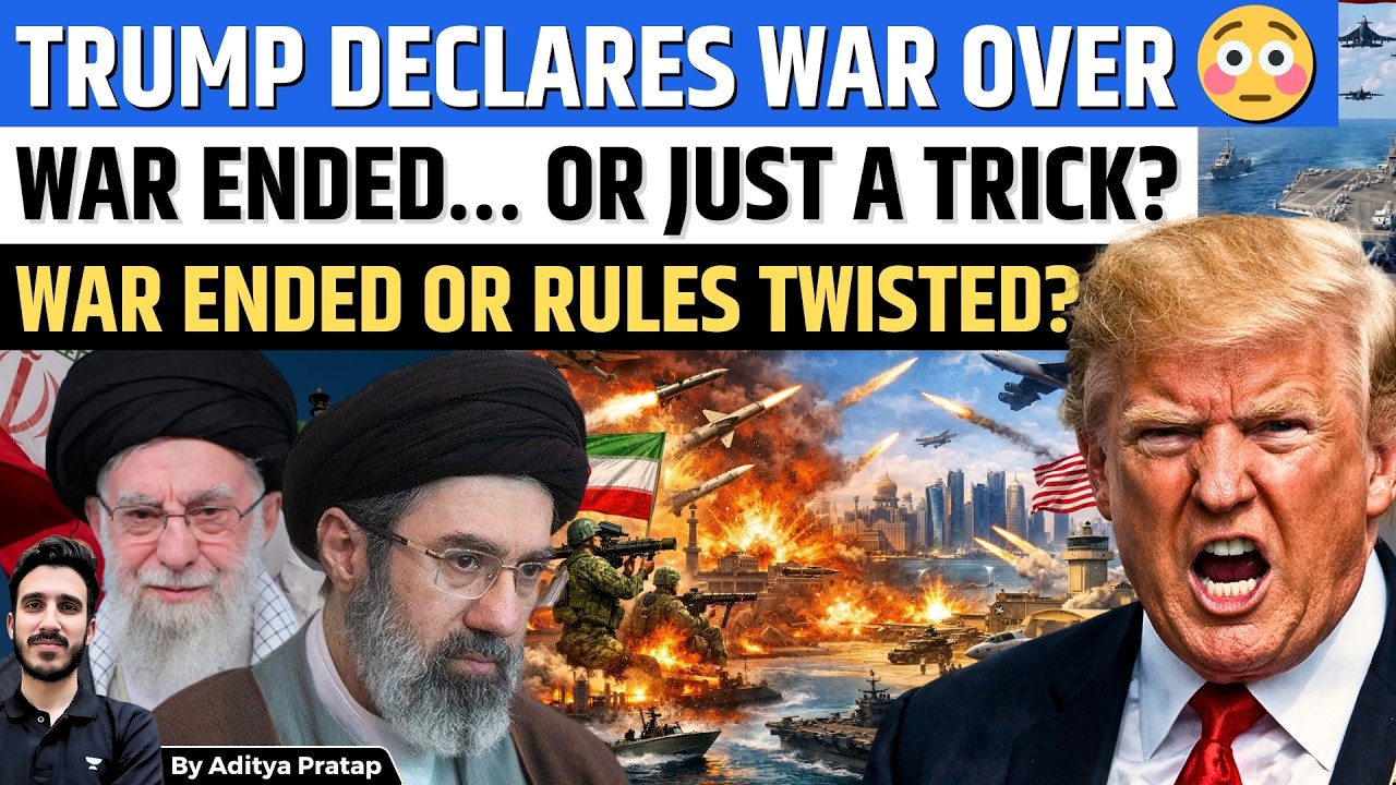 US Says “War Over” With Iran? Big Legal Twist Before Deadline | War Powers Explained | Aditya Pratap