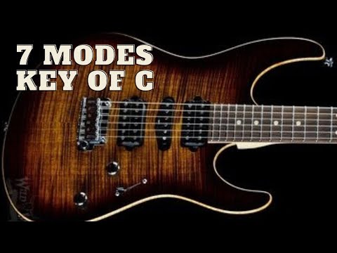 All Seven Modes -  Backing Track in C