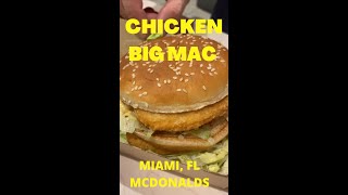 CHICKEN BIG MAC, Finally in the USA