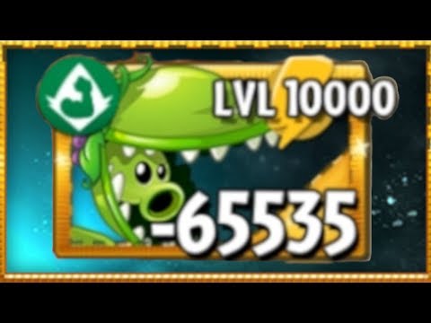 Plants vs Zombies 2 Snap pea Upgraded to Level 10000 PvZ2
