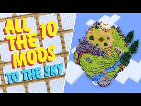 All The Mods 10 To The Sky (ATM10TTS) EP1 Best Modded Minecraft Skyblock?!?