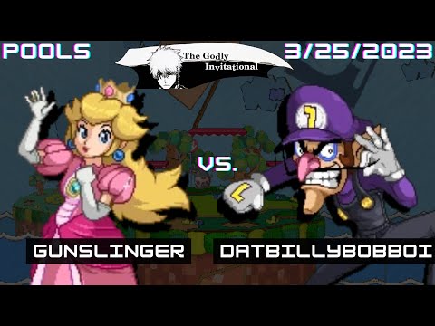 gunslinger (Peach) vs. datbillybobboi (Waluigi) - SSF2 Pools - The Godly Invitational