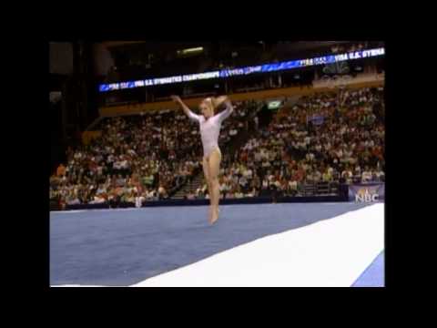 Carly Janiga - Floor Exercise - 2004 U.S. Gymnastics Championships - Women - Day 1