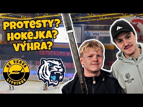 KONEČNĚ VÝHRA!!! Protesty, Zīle mi dal hokejku | HC VERVA LITVÍNOV - BÍLÍ TYGŘI LIBEREC | Elektrik
