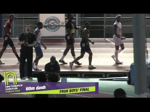 Boys 60m Freshman Final - New Balance Indoor Nationals 2012