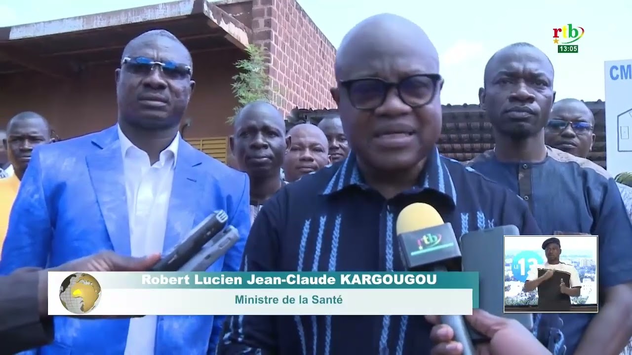 Visite du Ministre de la Santé au district sanitaire de Tougan dans la Région du Sourou
