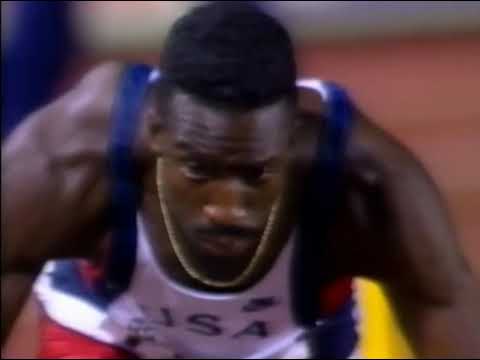 Michael Johnson  vs  Frankie Fredericks  200m World  Championship  Tokyo 91 ( Quarter, Semi, Final )