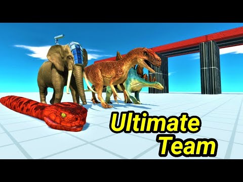 Team $80 vs boss and mini boss factions ARBS animal revolt battle simulator