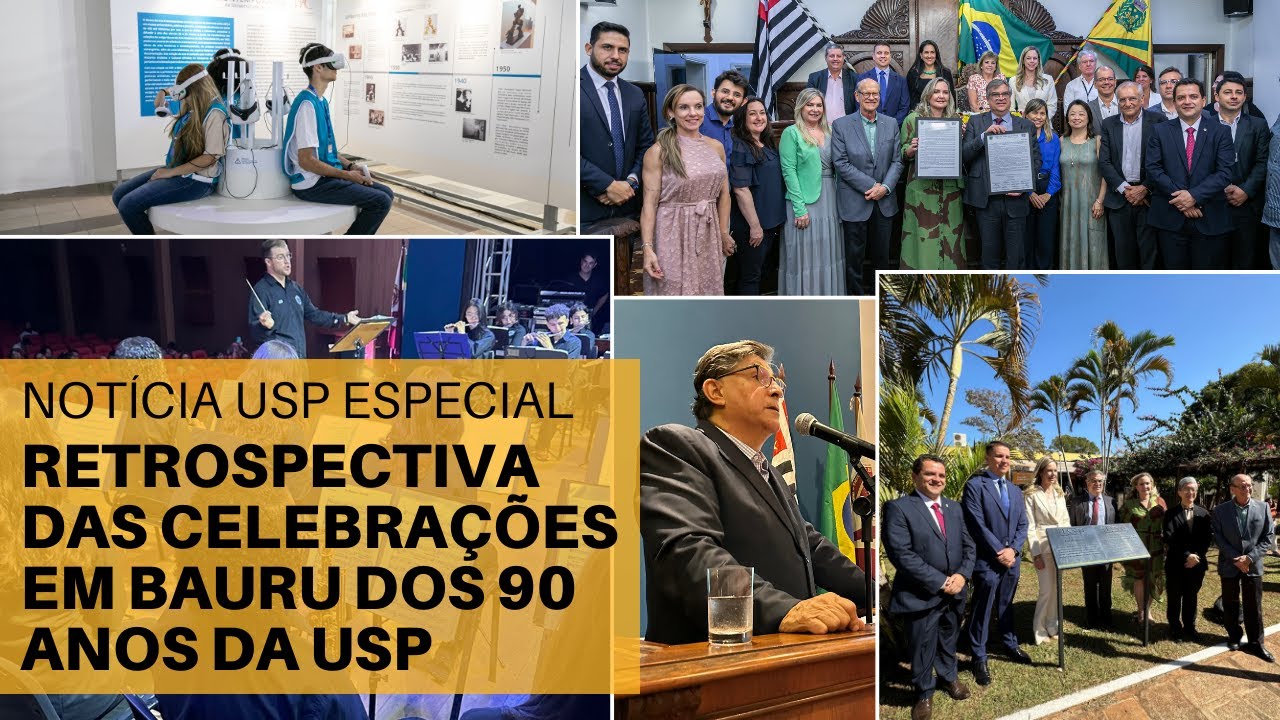 Notícia USP: Confira tudo o que rolou em Bauru em 2024 para celebrar os 90 anos da USP