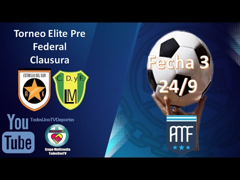 Estrella del Sur vs. Las Mandarinas – Fecha 3 – Torneo Elite Pre Federal Metropolitana de Fútbol