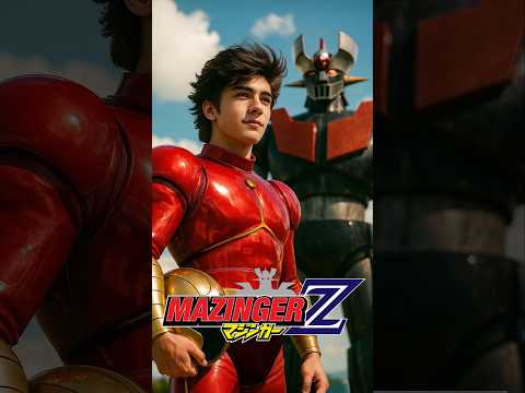Mazinger Z in Real Life! AI Brings the Legend Back 🔥  #shorts #mazingerz #マジンガーz