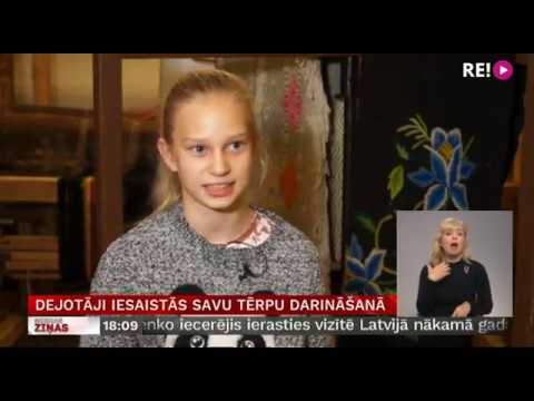 Dejotāji iesaistās savu tērpu darināšanā