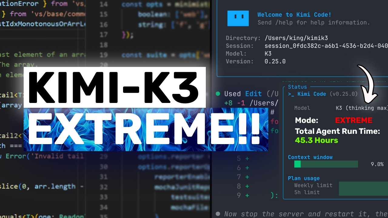 How to USE Kimi K3 to it's EXTREME: I RAN IT CONTINUOSLY FOR 48HRS!