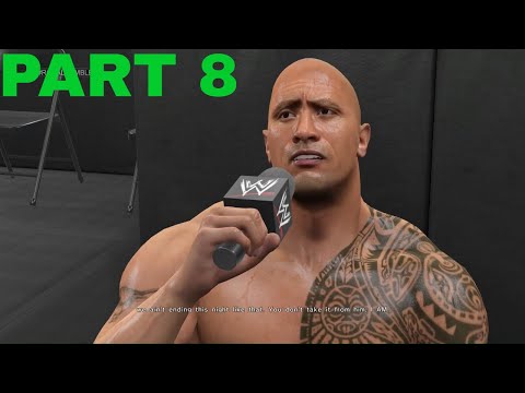 WWE 2K15: 2K Showcase:Hustle, Loyalty, Disrespect Part 8 WWE Championship Rock Vs CM Punk - Gameplay