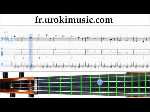 Comment Jouer du Violoncelle David Guetta, Justin Bieber - 2U Tab Tablature Partie#1 Exerce um-i829