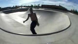 Ripon skatepark on a flowboard