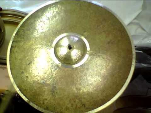 20 CLTB Turk, 1909g   Hand hammered cymbals from turkish b20 bronze by Craig Lauritsen