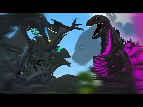 GODZILLA VS KAIJU PACIFICRIM 3 | Godzilla Vs LeatherBack, Otachi, Onibaba!! | PANDY Animation 41
