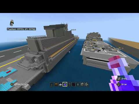 the Admiral Kuznetsov in minecraft (to scale) a little bit about the ship