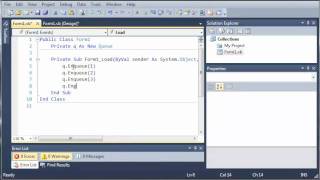 Visual Basic Tutorial - 83 - Queues