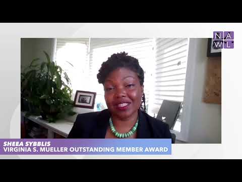 Sheea Sybblis Receives the NAWL Outstanding Member Award