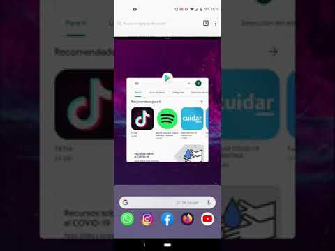 Motorola One Action - Pantalla dividida