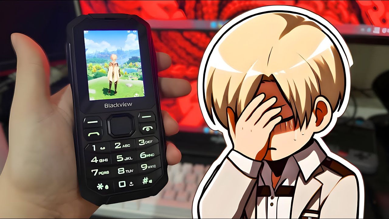 Como é USAR um CELULAR de BOTÃO em 2024?! (Blackview N1000)