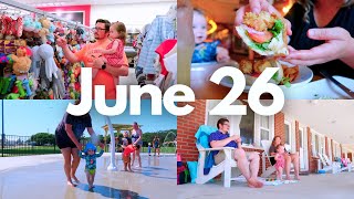 JUNE 26 VLOG | shopping, splash pad, obx brewing station, ice cream + new toys