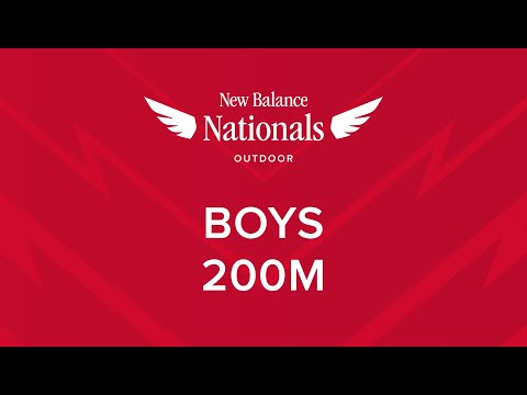 Boys 200m - New Balance Nationals Outdoor 2024
