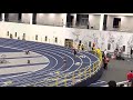 Sanaa running a 200 meter at University of Michigan