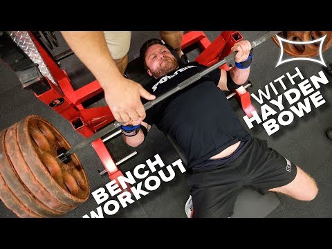 Smokey & Hayden Bowe Go Head-to-Head in Heavy Bench Workout