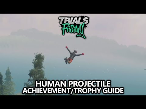 Trials Rising - Human Projectile Achievement/Trophy - Bail Ski Jump Tower to Finish in Flying Finn