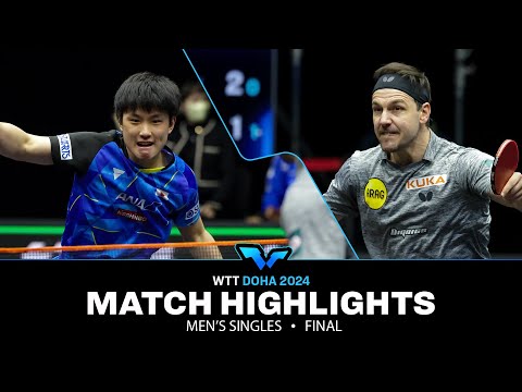 Timo Boll vs Tomokazu Harimoto | MS Final | WTT Contender Doha 2024
