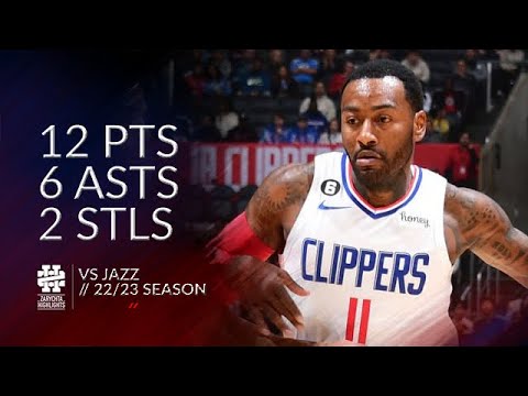 John Wall 12 pts 6 asts 2 stls vs Jazz 22/23 season