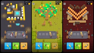 Merge, Shoot and Mine Game — Mobile Game | Gameplay Android