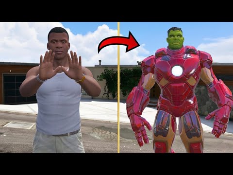 FRANKLIN BECOME IRON-HULK IN GTA 5