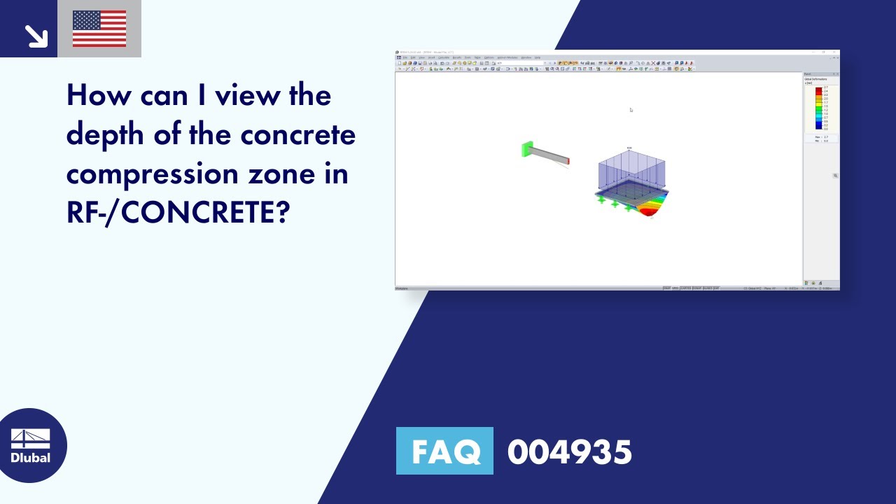 [EN] FAQ 004935 | How can I view the depth of the concrete compression zone in RF‑/CONCRETE?