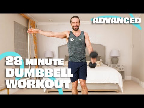 28 Minute Advanced Dumbbell HIIT | The Body Coach TV
