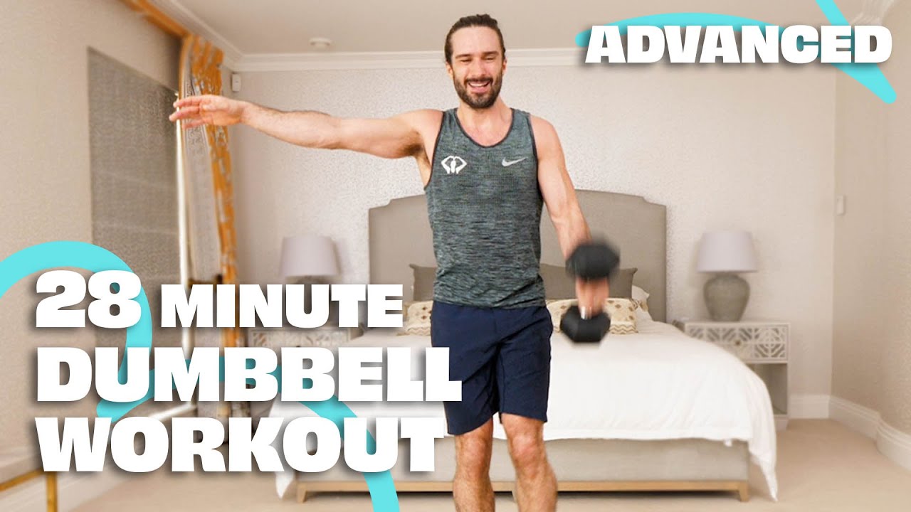 28 minut Zaawansowany Dumbel Hiit | Body Coach TV - YouTube