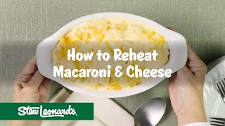 How to Reheat Macaroni and Cheese | Step by Step